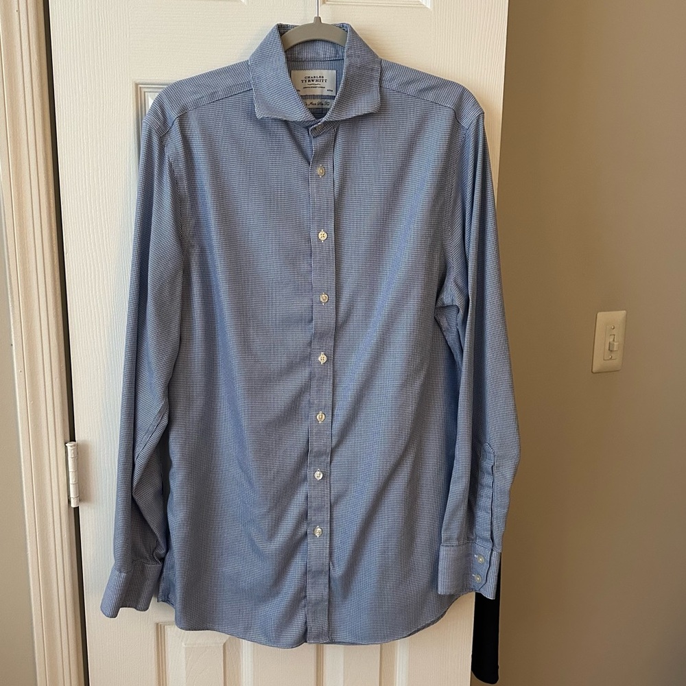 Charles Tyrwhitt Non-Iron Slim Fit Men’s Shirt 16/36